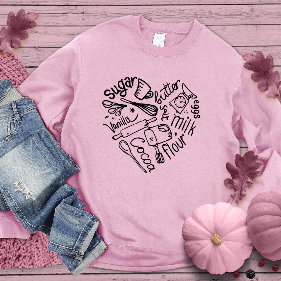 Bakery Heart Sweatshirt Pink Edition - Brooke & Belle