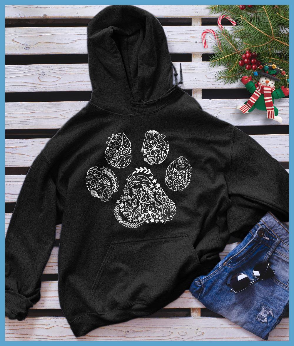 Floral Paw Hoodie - Brooke & Belle