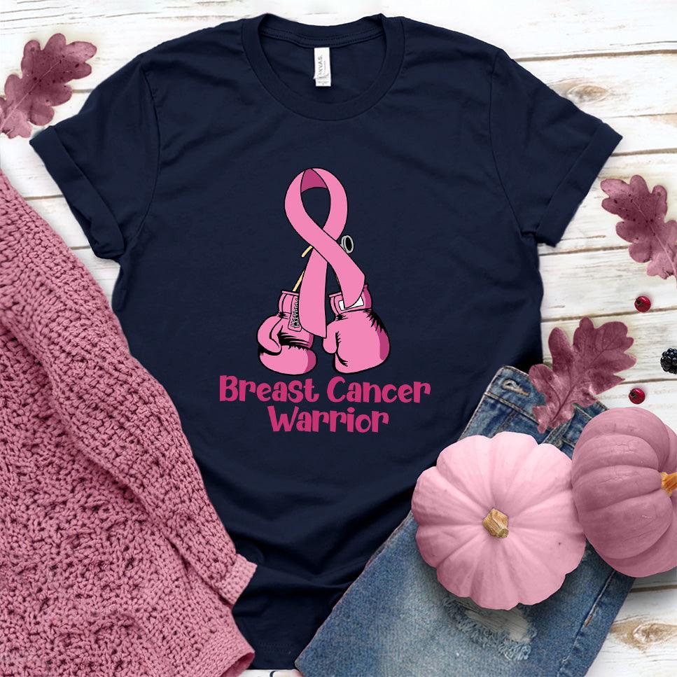 Breast Cancer Warrior Colored Edition T-Shirt - Brooke & Belle