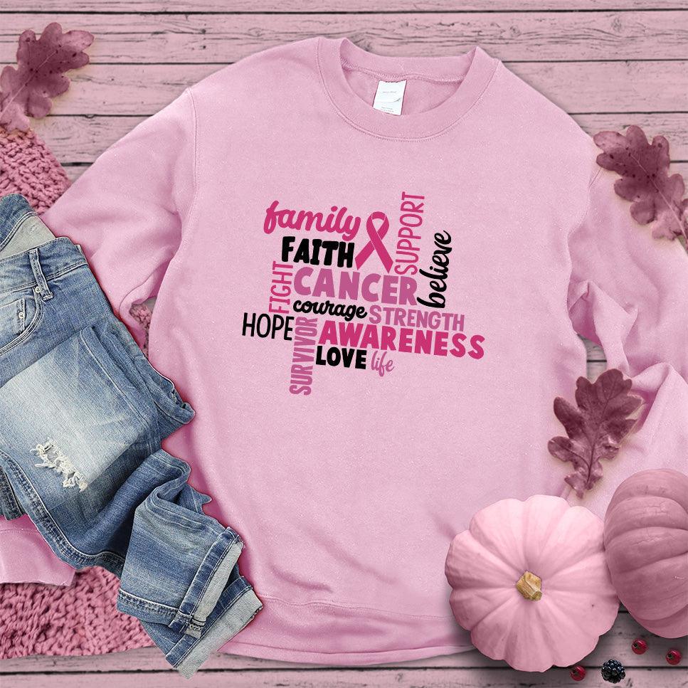 CANCER Awareness Colored Edition Sweatshirt - Brooke & Belle
