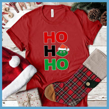 Ho Ho Ho Matching Christmas Family Colored Print T-Shirt - Brooke & Belle