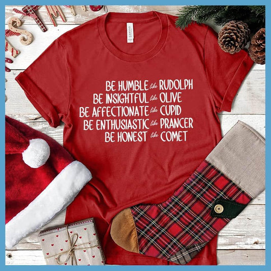 Be Like Santa's Reindeers Version 2 T-Shirt - Brooke & Belle