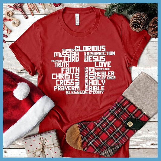 Christmas Cross Collage Version 2 T-Shirt - Brooke & Belle