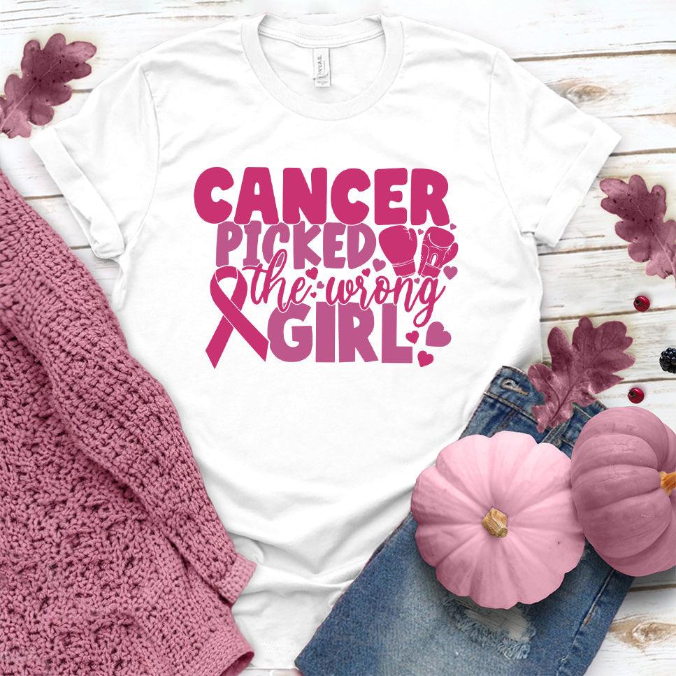 Cancer Picked The Wrong Girl Colored Edition T-Shirt - Brooke & Belle