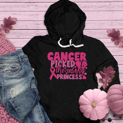 Cancer Picked The Wrong Princess Colored Edition Hoodie - Brooke & Belle