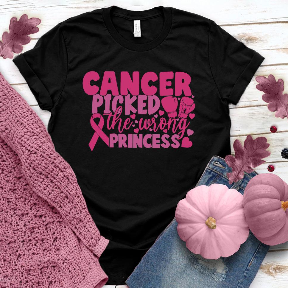 Cancer Picked The Wrong Princess Colored Edition T-Shirt - Brooke & Belle