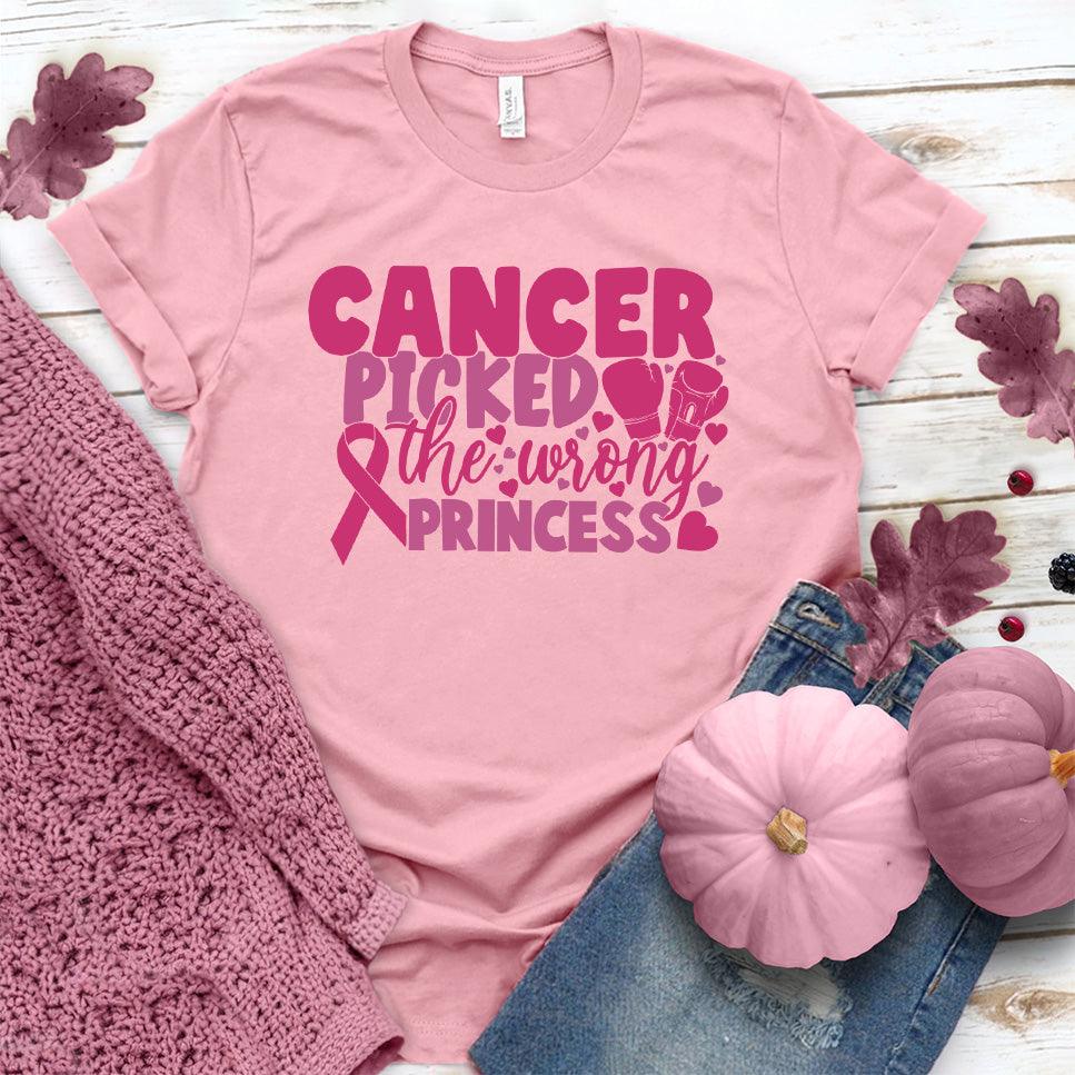 Cancer Picked The Wrong Princess Colored Edition T-Shirt - Brooke & Belle