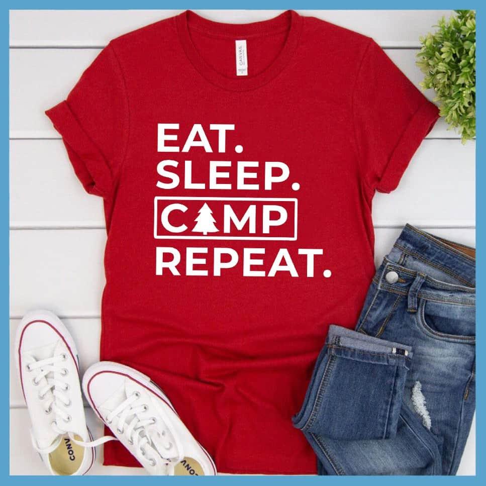 Eat Sleep Camp Repeat T-Shirt - Brooke & Belle