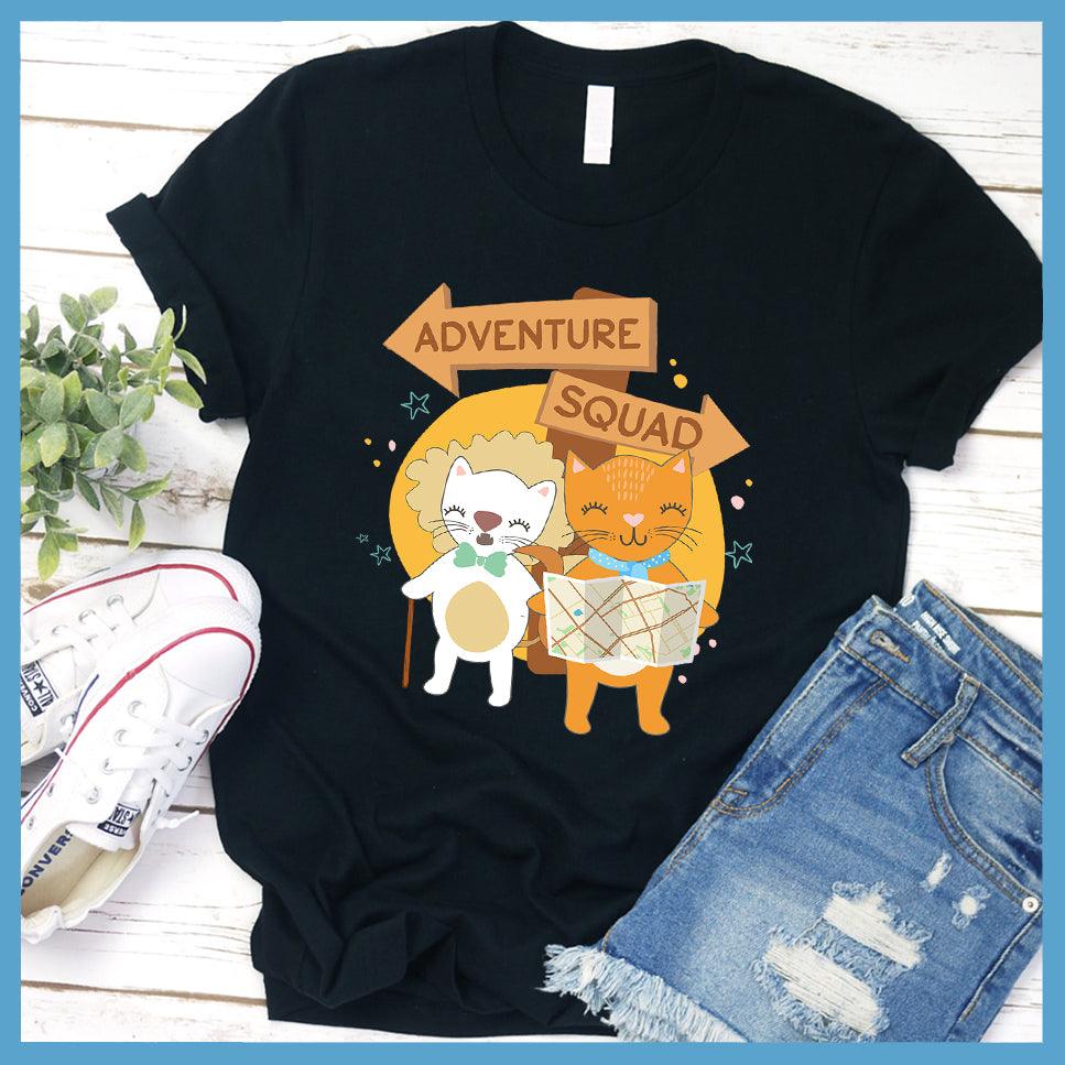 Adventure Squad Cat Version Colored Print T-Shirt - Brooke & Belle