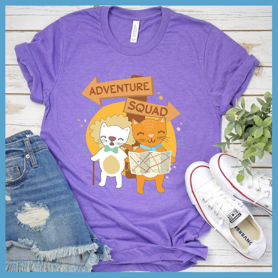 Adventure Squad Cat Version Colored Print T-Shirt