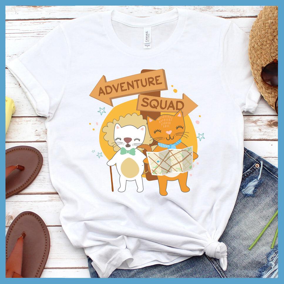 Adventure Squad Cat Version Colored Print T-Shirt - Brooke & Belle