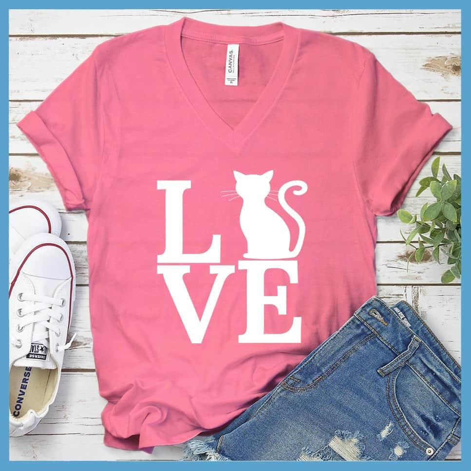 Cat Love Version 2 V-neck - Brooke & Belle