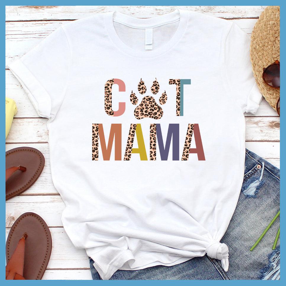 Cat Mama Colored Print T-Shirt - Brooke & Belle