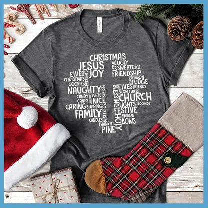 Christmas Cross Collage T-Shirt - Brooke & Belle
