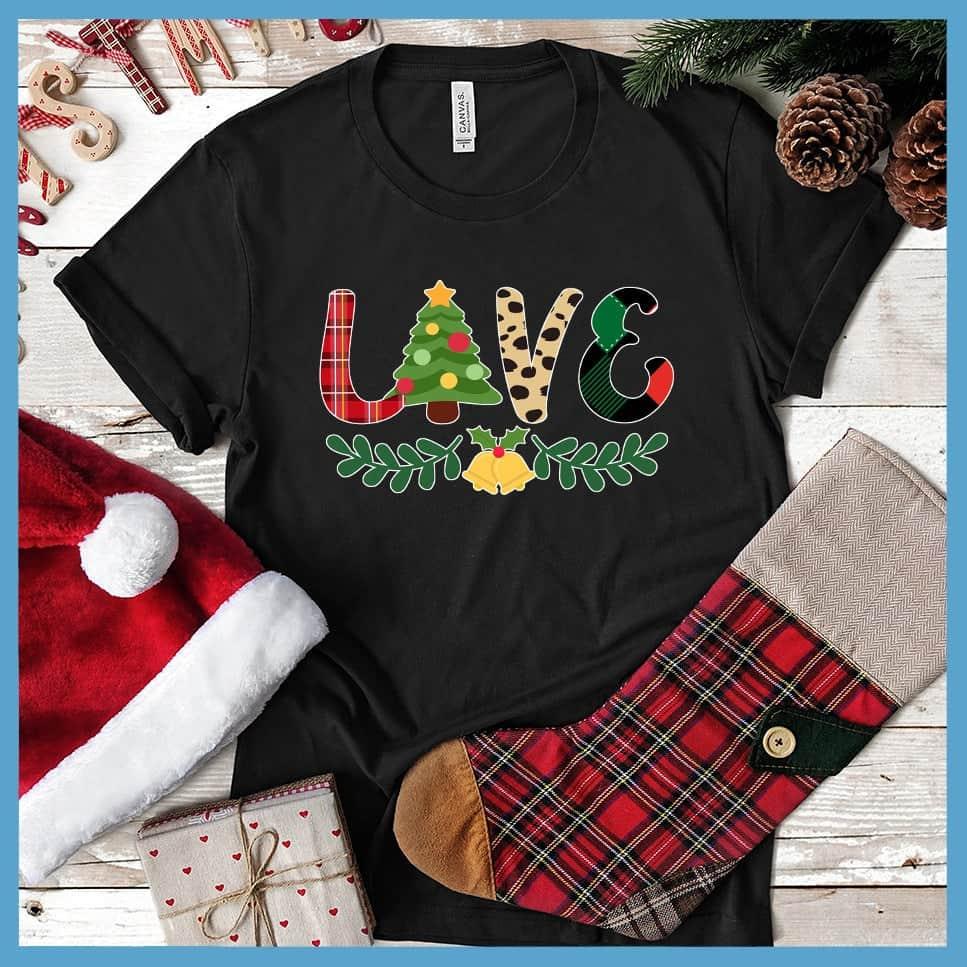 Christmas Love Colored Print T-Shirt - Brooke & Belle