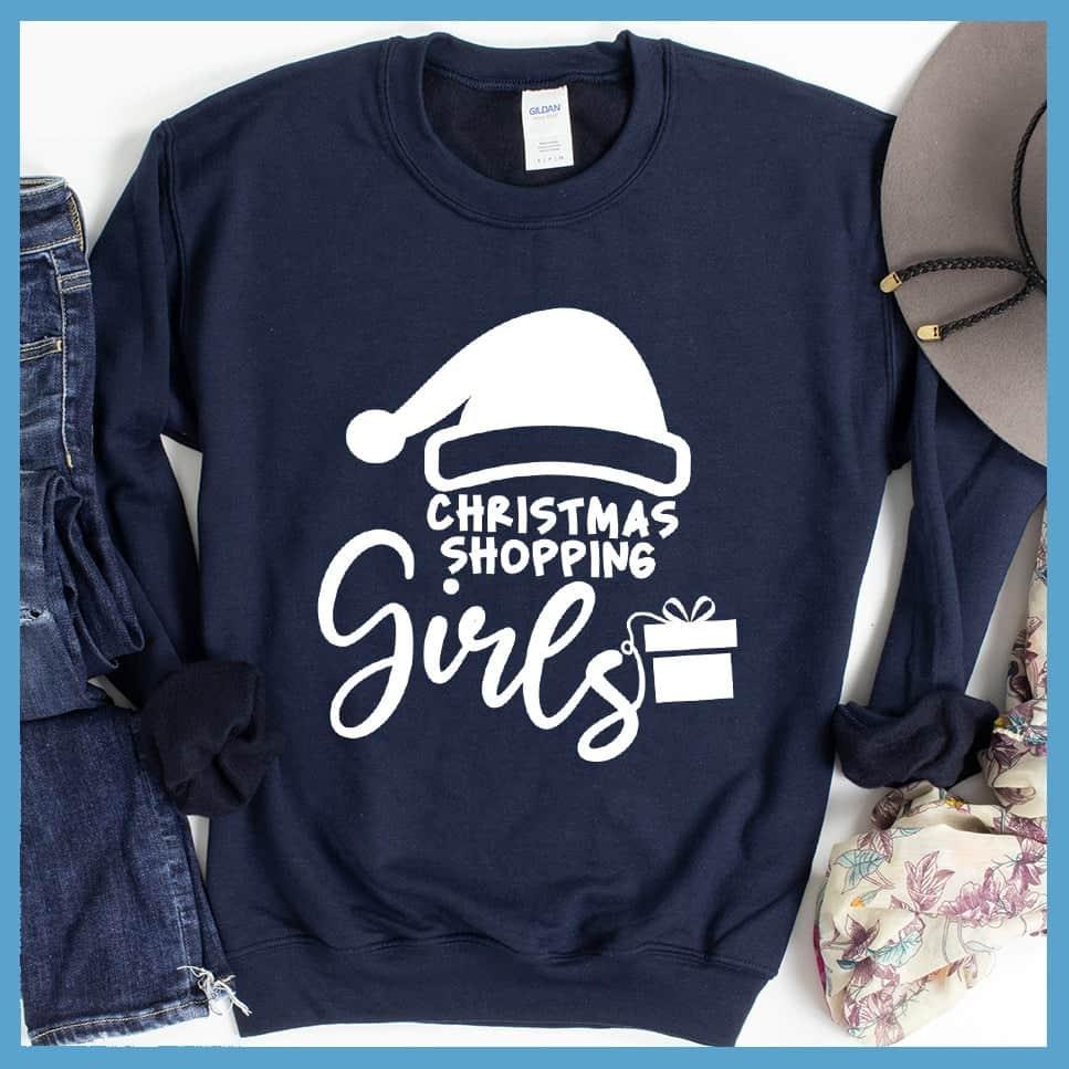 Christmas Shopping Girls Sweatshirt - Brooke & Belle