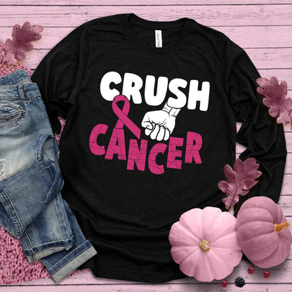 Crush Cancer Colored Edition Long Sleeves - Brooke & Belle