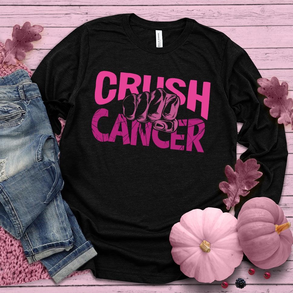 Crush Cancer Fist Colored Edition Long Sleeves - Brooke & Belle