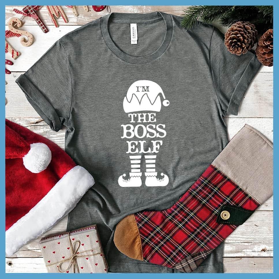 Boss Christmas Elf Family Group T-Shirt - Brooke & Belle