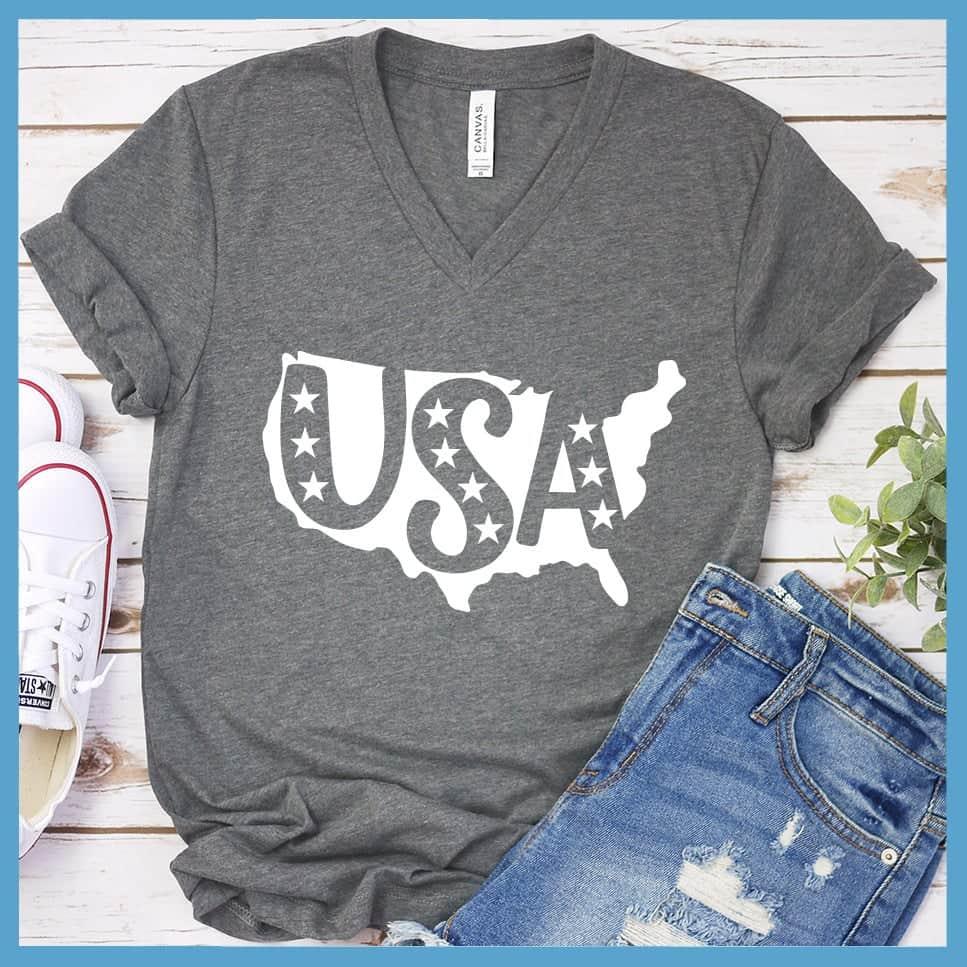 USA V-neck - Brooke & Belle