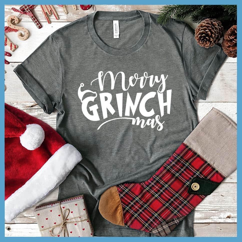 Merry Grinchmas Matching Christmas Family T-Shirt - Brooke & Belle