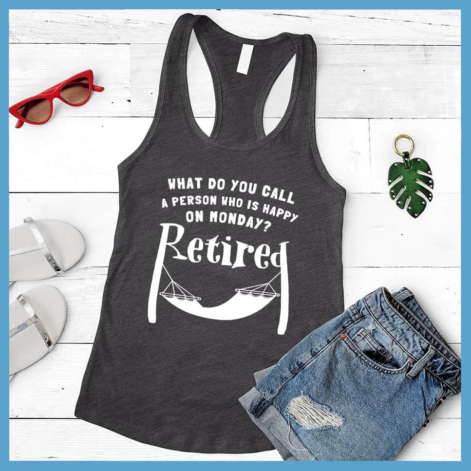 A Person Who Is Happy On Monday Tank Top