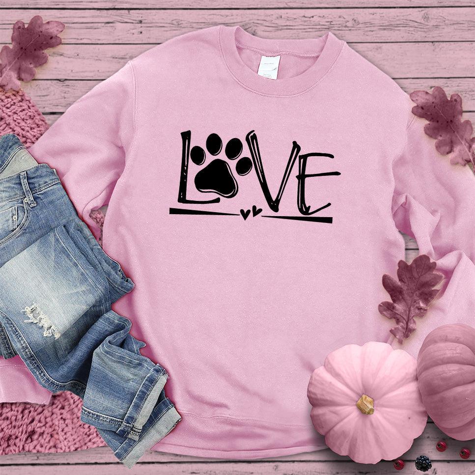 Dog Love Sweatshirt Pink Edition - Brooke & Belle