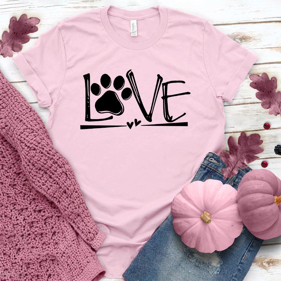 Dog Love T-Shirt Pink Edition - Brooke & Belle