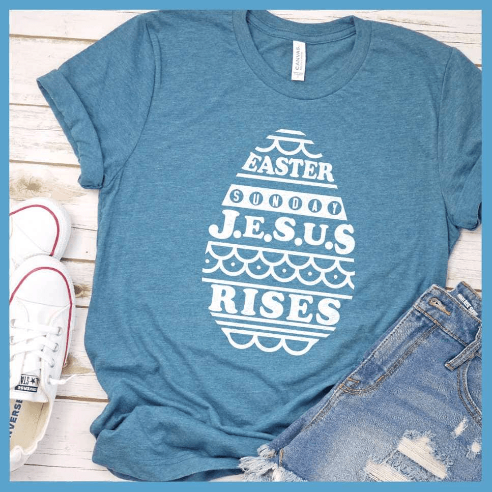 Jesus Rises - Easter Egg T-Shirt - Brooke & Belle