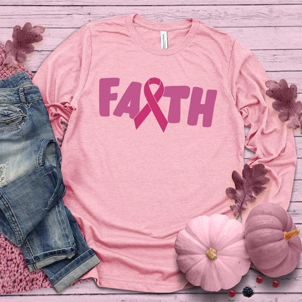 FAITH Pink Ribbon Colored Edition Long Sleeves - Brooke & Belle