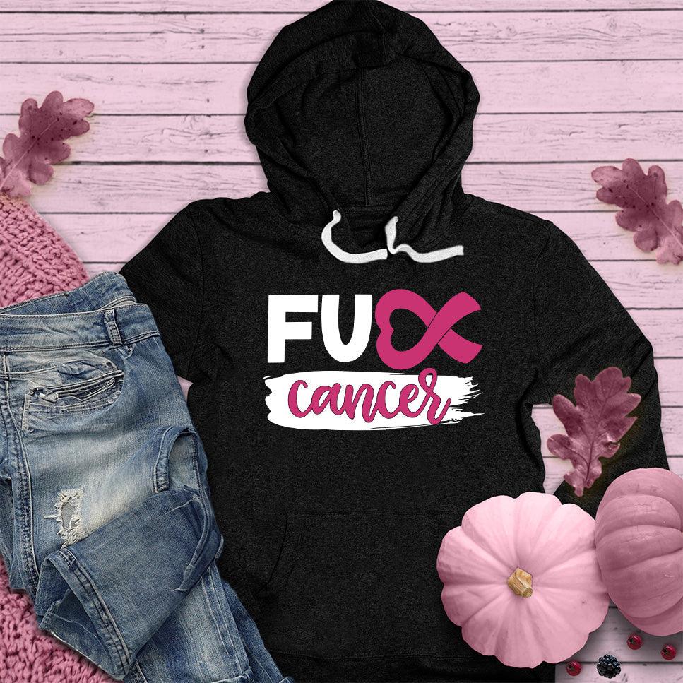 FU Cancer Ribbon Colored Edition Hoodie - Brooke & Belle