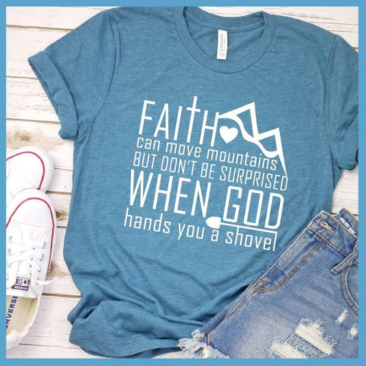 Faith Can Move Mountains T-Shirt - Brooke & Belle