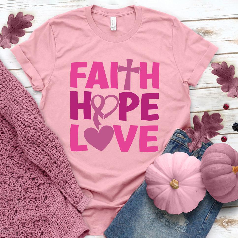 Faith Hope Love Colored Edition T-Shirt - Brooke & Belle