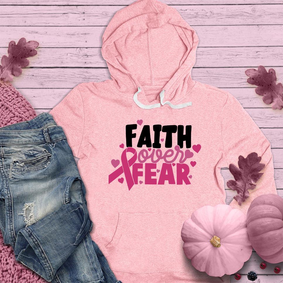 Faith Over Fear Breast Cancer Awareness Colored Edition Hoodie - Brooke & Belle