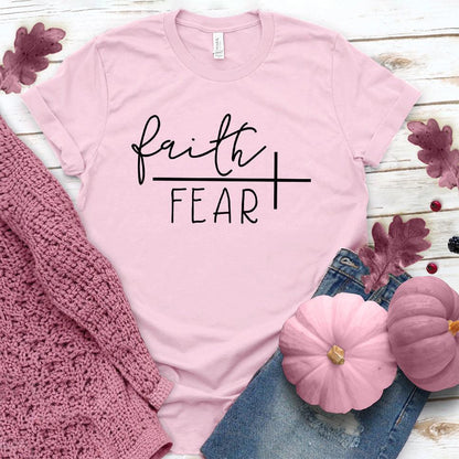 Faith Over Fear Forever T-Shirt Pink Edition