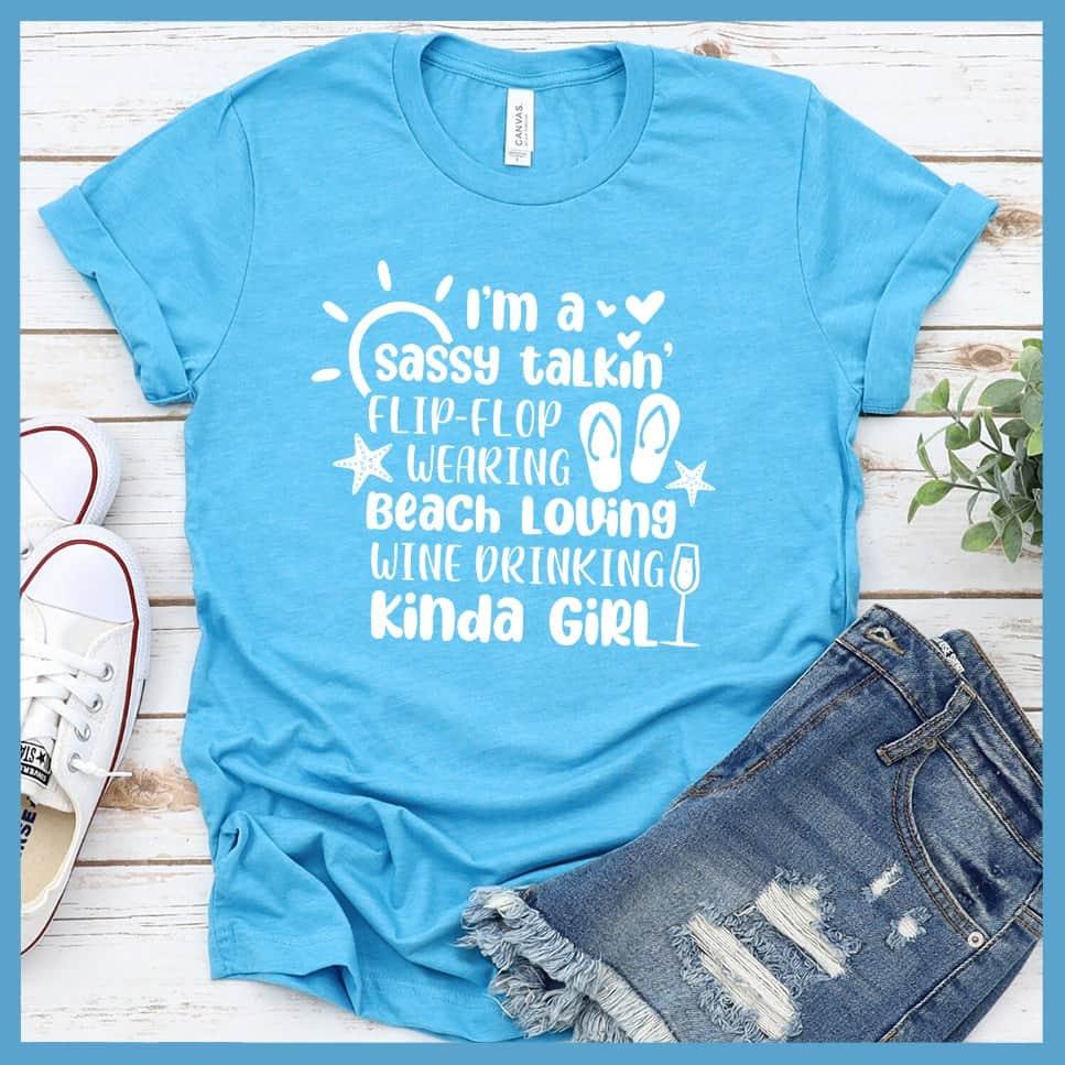 Flip-Flop Wearing Beach Loving Kinda Girl T-Shirt - Brooke & Belle