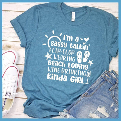 Flip-Flop Wearing Beach Loving Kinda Girl T-Shirt - Brooke & Belle