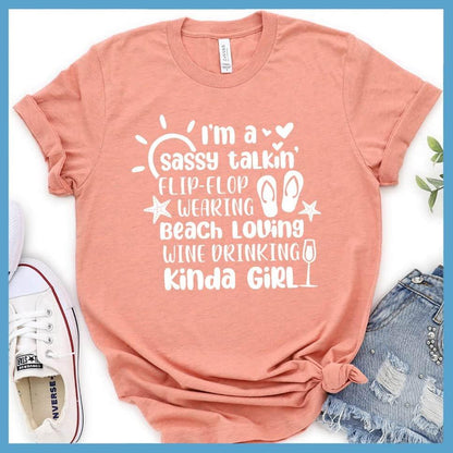 Flip-Flop Wearing Beach Loving Kinda Girl T-Shirt - Brooke & Belle