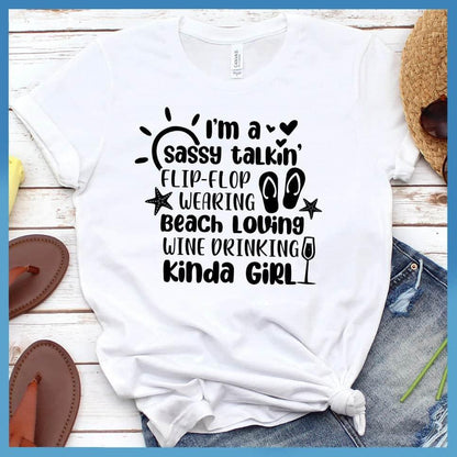 Flip-Flop Wearing Beach Loving Kinda Girl T-Shirt - Brooke & Belle