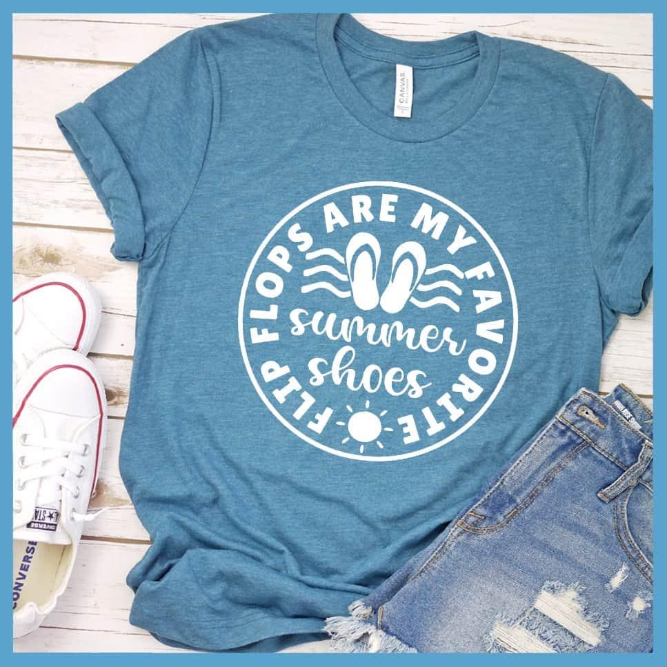 Flip Flops Are My Favorite Summer Shoes T-Shirt - Brooke & Belle