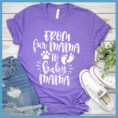 From Fur Mama to Baby Mama T-Shirt - Brooke & Belle