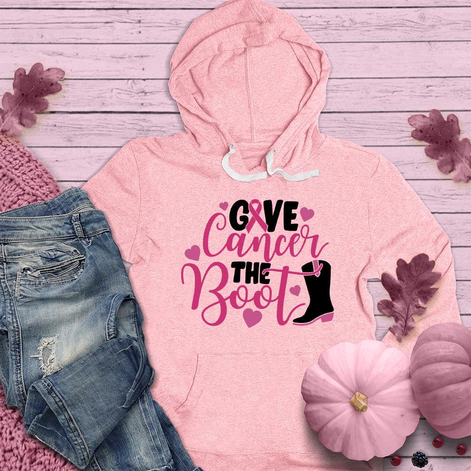 Give Cancer The Boot Colored Edition Hoodie - Brooke & Belle