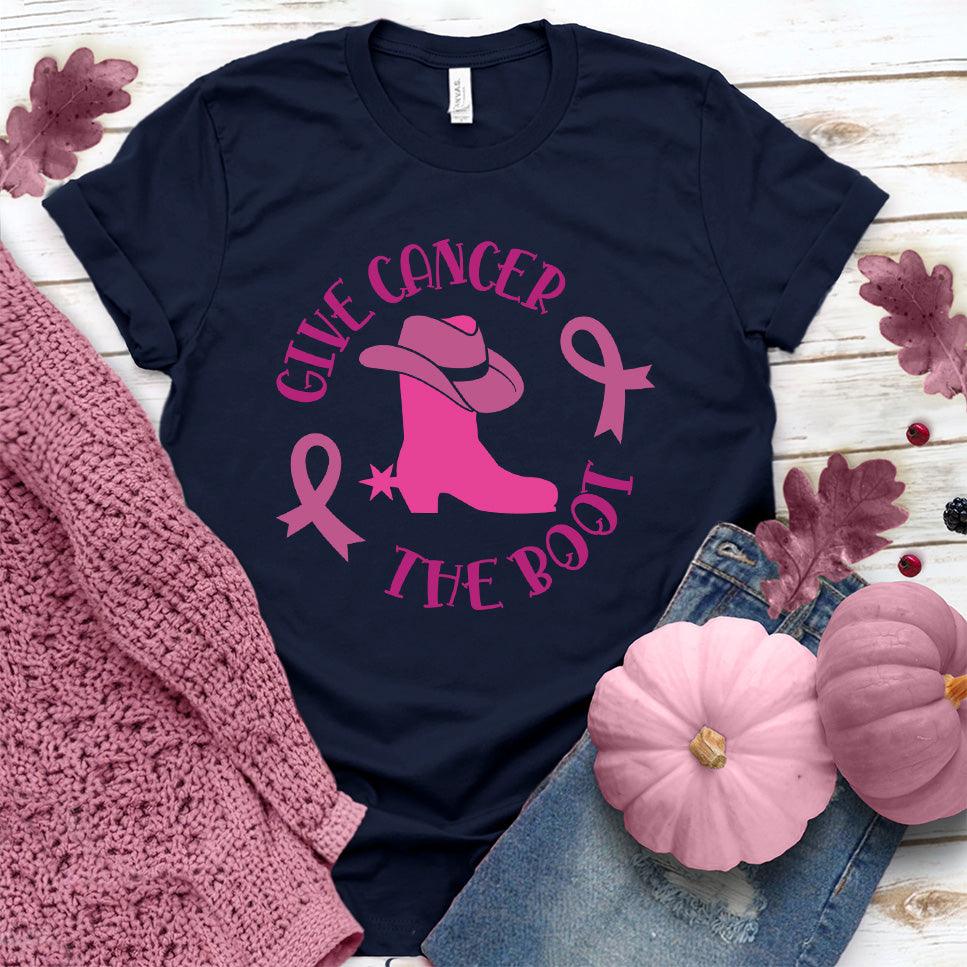 Give Cancer The Boot Version 3 Colored Edition T-Shirt - Brooke & Belle
