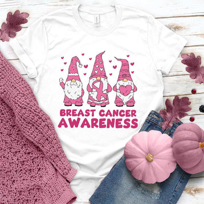 Gnomes Breast Cancer Awareness Colored Edition T-Shirt - Brooke & Belle