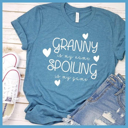 Granny Is My Name Spoiling Is My Game T-Shirt - Brooke & Belle