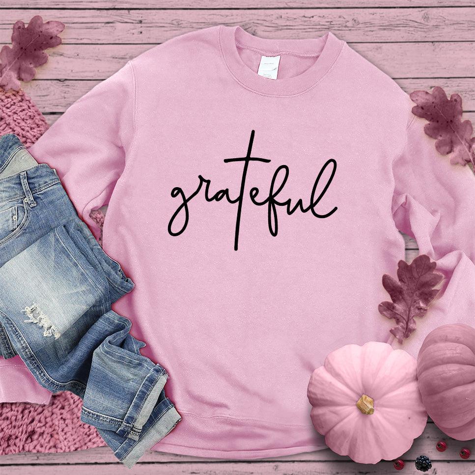 Grateful Sweatshirt Pink Edition - Brooke & Belle