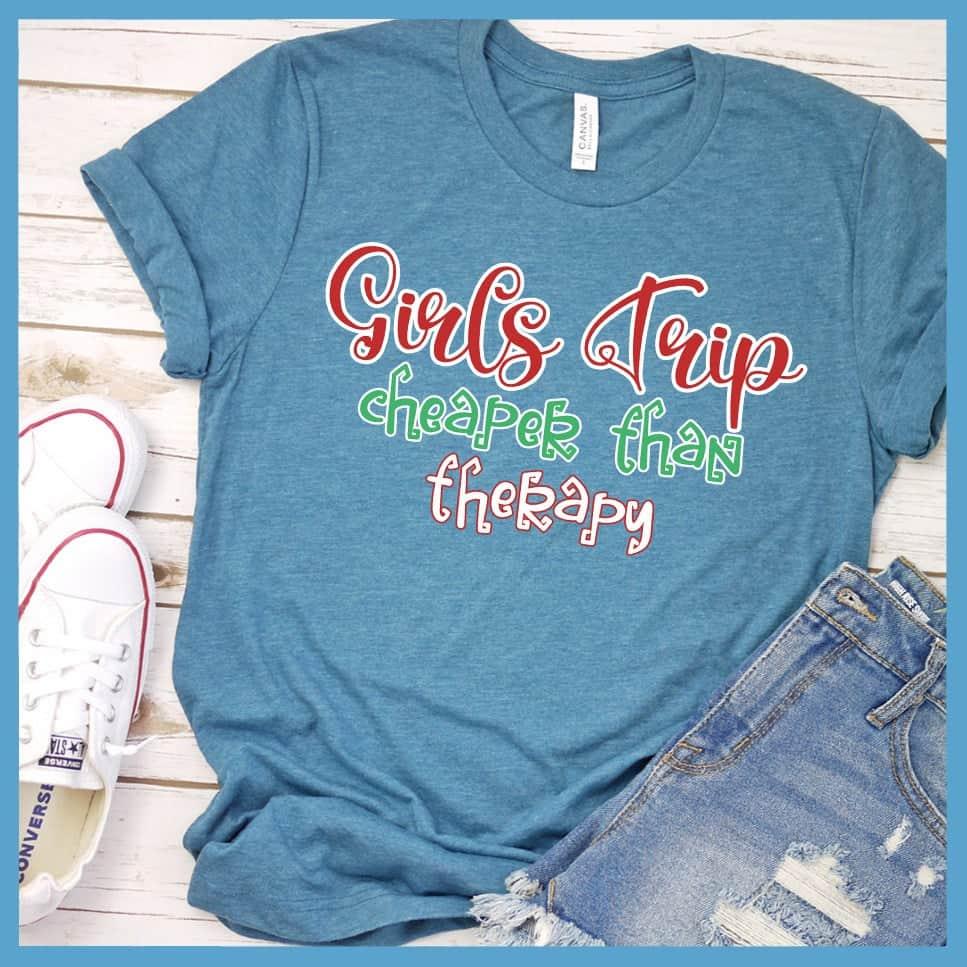 Girls Trip Colored Print Christmas Version 3 T-Shirt
