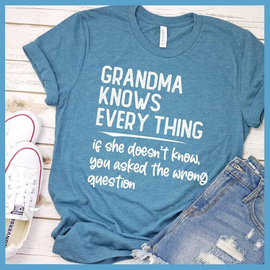 Grandma Knows Everything Version 3 T-Shirt - Brooke & Belle