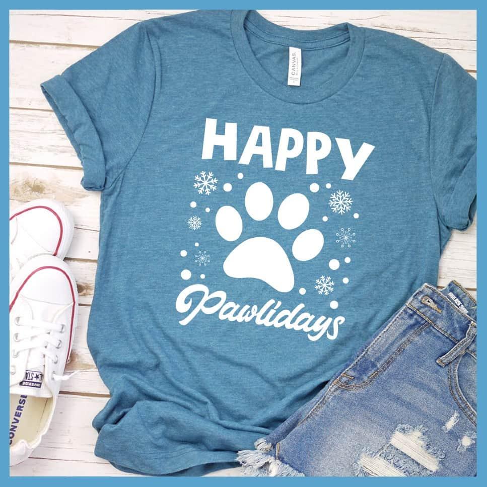 Happy Pawlidays T-Shirt - Brooke & Belle