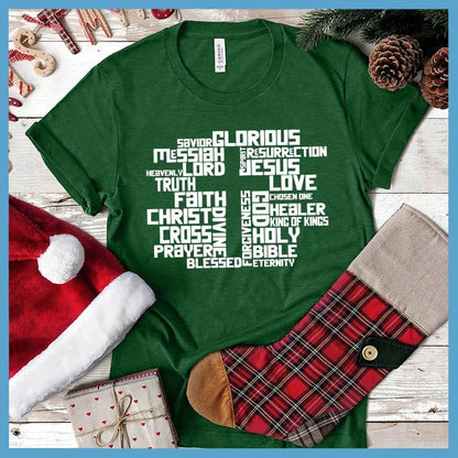 Christmas Cross Collage Version 2 T-Shirt - Brooke & Belle